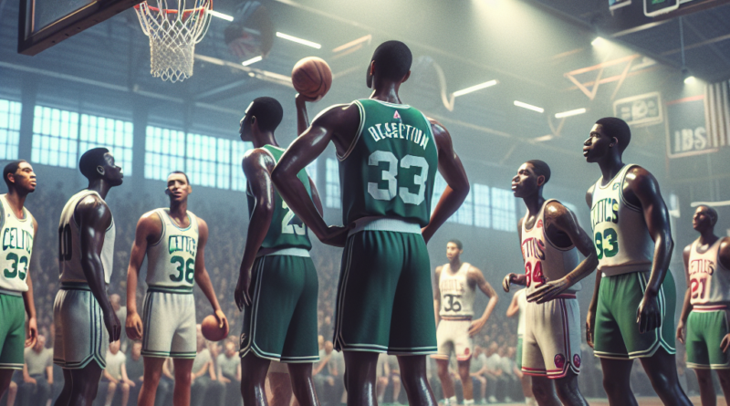 Igrači Boston Seltiksa tokom treninga u košarkaškoj dvorani u Sjedinjenim Američkim Državama.